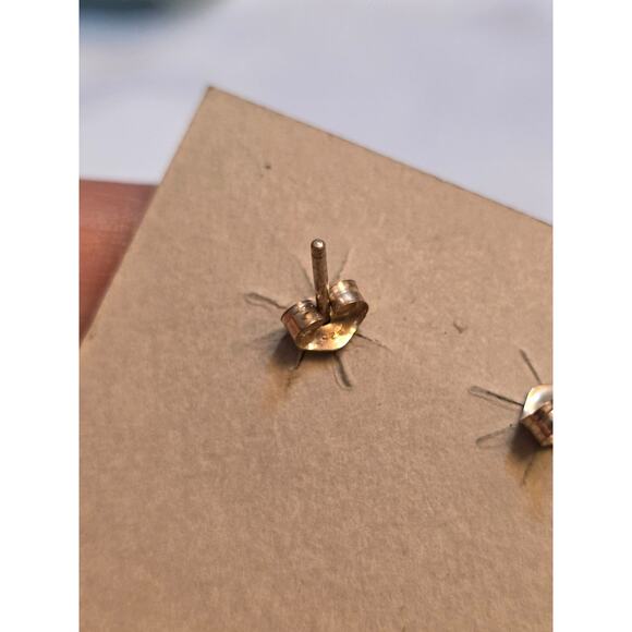 Sterling Silver & Turquoise Feather Dangle Earrings 1.5" - Picture 7 of 10